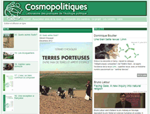 Tablet Screenshot of cosmopolitiques.com
